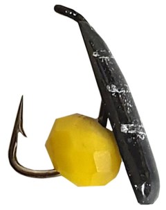 Мормышка вольфрамовая Полухрень граненый шарик сырный 4 0мм 5 шт Olta