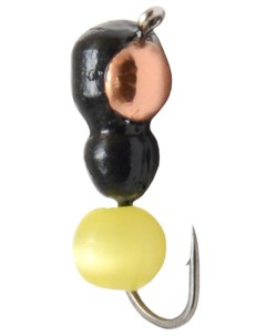 Мормышка вольфрамовая Муравей с шариком кошачий глаз 3 0мм коронка медь 5 шт Olta