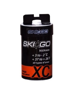 Мазь держания XC Kickwax Orange 3 С 2 С 45 г Skigo