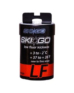 Мазь держания LF Kickwax Orange мокрый грязный снег 2 С 3 С 45 г Skigo