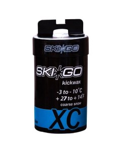 Мазь держания XC Kickwax Blue 3 С 10 С 45 г Skigo