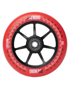 Колесо для самоката Spocked Wheel 110x24mm 86A 1шт black core red pu Mono