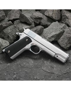 Пистолет страйкбольный Colt 1911 серебристый кал 6 мм Galaxy