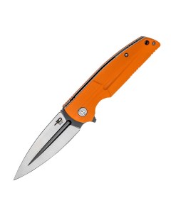 Складной нож Knives Fin сталь 14C28N рукоять оранжевый G 10 BG34B 2 Bestech