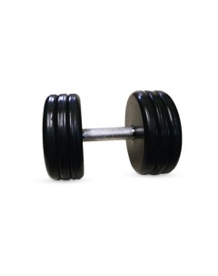 Неразборная гантель Классик 1 x 34 кг черный Mb barbell