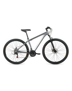 Велосипед 29 Disc 2020 2021 горный рам 17 кол 29 темно серый оранжевый 16кг Altair