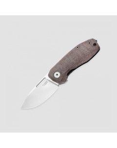 Нож складной Nano длина клинка 6 5 см коричневый Lionsteel