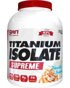 Протеин изолят Titanium Isolate Supreme 2270 гр праздничный торт San