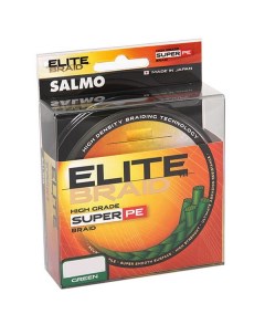 Леска плетеная Elite Braid 0 4 мм 125 м 36 2 кг green Salmo