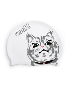Шапочка для плавания взрослая силиконовая YM 30201 кошка Copozz