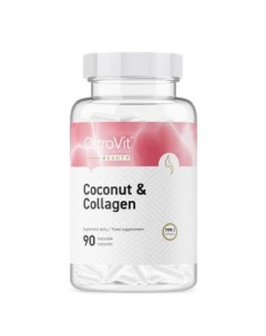 Препарат для суставов и связок Collagen MCT Oil from coconut 90 caps Ostrovit