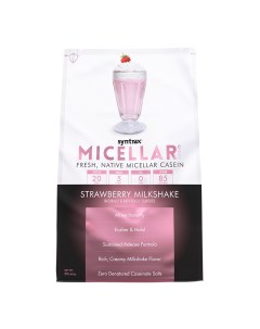 Протеин Micellar Creme 912 г strawberry milkshake Syntrax