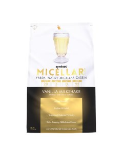 Протеин Micellar Creme 912 г vanilla milkshake Syntrax