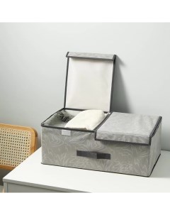 Коробка для хранения CWX006 3 серый 50x20x30 см Nobrand