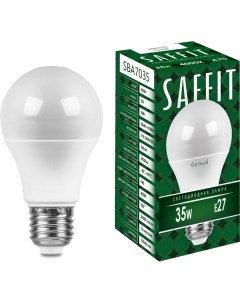 SAFFIT Лампа светодиодная SBA7035 Шар E27 35W 4000K 55198 Nobrand