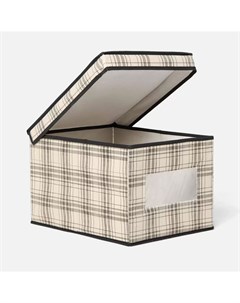 Коробка для хранения CWX010 1 40x30x25 см белый Nobrand