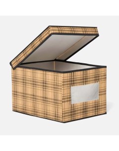 Коробка для хранения CWX010 3 40x30x25 см бежевый Nobrand