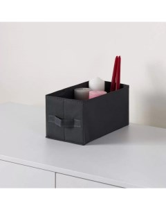 Коробка для хранения CWX001 5 чёрный 30х15х15 см Nobrand