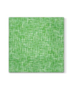 Салфетки бумажные Льняные зеленые 3 слоя 33 х 33 см 20 шт Paw