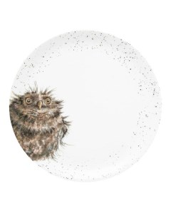 Тарелка обеденная Забавная фауна Сова 26 5 см белая Royal worcester