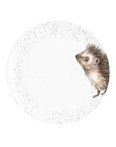 Тарелка обеденная Забавная фауна Еж 26 5 см белая Royal worcester