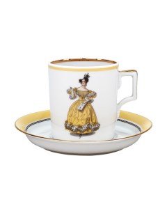 Чашка с блюдцем Modes de Paris 1835 220 мл Императорский фарфоровый завод