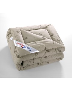 Одеяло евро 200х200 см тик Овечий пласт теплое Текс-дизайн