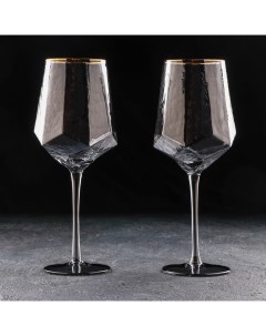 Набор бокалов для вина Дарио 500 мл 10x25 см 2 шт цвет графит Magistro