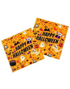 Салфетки бумажные Хэллоуин набор 20 шт Страна карнавалия