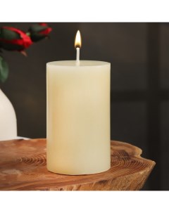Свеча Гардения жасминовидная 6х10 см цилиндр ароматическая Yueyan candle