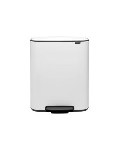 Бак мусорный Bo Pedal Bin с педалью белый 2х30л 211447 Brabantia