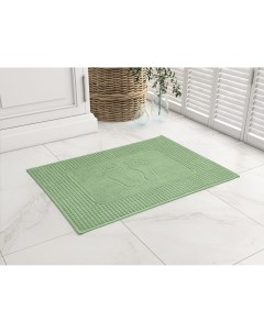 Махровый коврик для ног Leaf green 50х70 Guten morgen