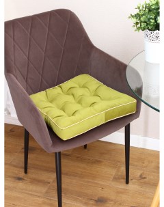 Подушка на стул с бортом 40 40 см 9т полиэфирное волокно цвет олива Bio-line