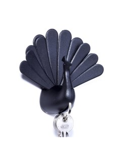 Ключница Peacock черная QL10193 BK Qualy
