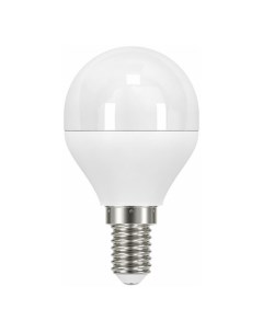 Лампа светодиодная Е14 4 Вт холодный белый шар матовый Magnit