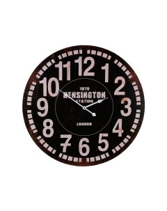 Настенные часы КЕНСИНГТОН дерево чёрные 60 см Koopman international