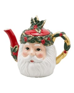 Заварочный чайник Санта керамика красный 1 л Edg