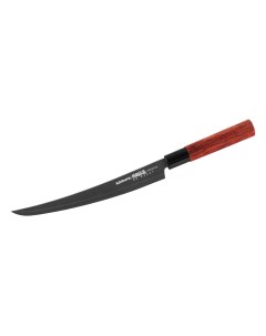 Нож кухонный для нарезки слайсер Tanto Okinawa Stonewash SO 0146BT Samura