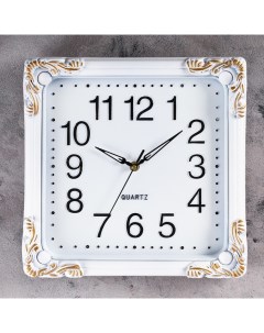 Часы настенные серия Классика Рут 30х30 см белые Nobrand
