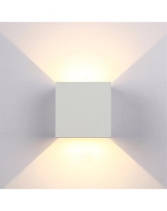 Светодиодный настенный светильник Quadro White 6 Вт 3000 К белый Maple lamp