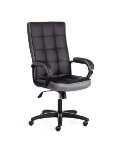 Кресло офисное TC искусственная кожа черное с серым 61 х 47 х 126 см Tetchair