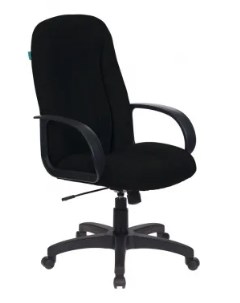 Кресло компьютерное офисное для руководителя T 898 3С11BL ткань 3С11 черная Бюрократ