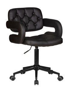 Офисное кресло для персонала LARRY BLACK Черный Лого-м