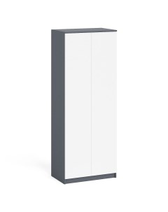 Шкаф двухдверный Мори МШ800 1 графит белый 80 4х50 4х209 6 см Свк