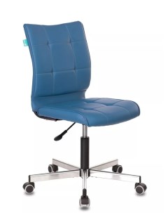 Кресло CH 330M LT 27 без подлокотников темно синий крестовина металл Бюрократ