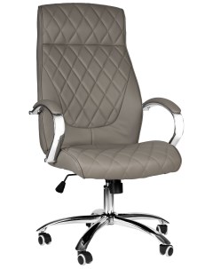 Кресло для руководителя DOBRIN BENJAMIN серый Лого-м