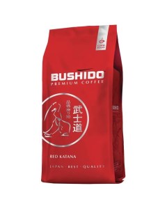 Кофе в зернах Red Katana натуральный 1000 г 100 арабика вакуумная упаковка B Bushido