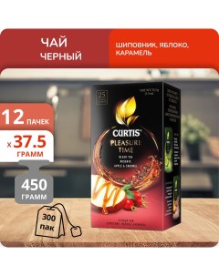 Чай Pleasure Time 1 5 г х 25 пакетиков 12 шт Curtis