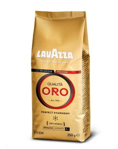 Кофе в зернах Лавацца Qualita Oro 250г 100 арабика средняя Lavazza