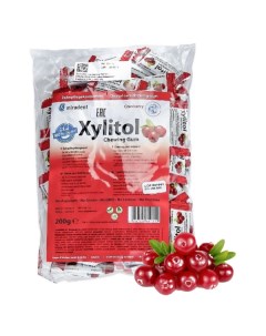 Жевательная резинка Xylitol со вкусом клюквы 100 саше х 2 шт Miradent